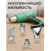 Фен строительный / технический ELECTROLITE Ф 2500 С НАБОРОМ ( 2500 Вт, 220 В, 350/600 С, 300/500 л/мин, резиновая рукоять )