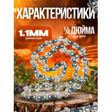 Цепь для мини пилы (3 шт.) 37 звеньев, 6 дюймов, длина шины 150 мм