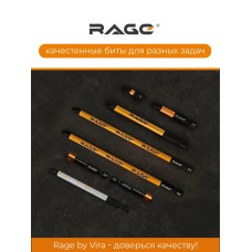Биты магнитные S2 PH2 x 50 мм 2 шт RAGE by VIRA
