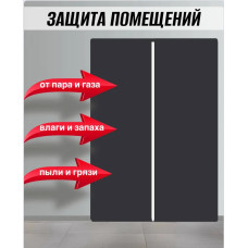 Дверь временная из ламинированного спанбонда при ремонте 155*220 см, 2 шт в упаковке