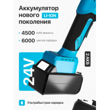 Аккумуляторная угловая болгарка с регулировкой оборотов / Электрическая ушм мини BGD2-10