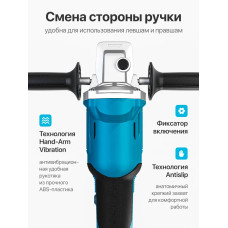Аккумуляторная угловая болгарка с регулировкой оборотов / Электрическая ушм мини BGD2-10