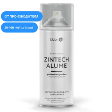 Состав для холодного цинкования, цинковая краска Elcon Zintech Alume, аэрозоль 520 мл