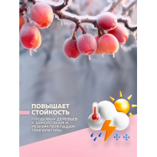 Краска побелка для садовых деревьев и кустарников 6 кг FARBITEX, с антибактериальными добавками для защиты коры от болезней и паразитов