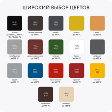 Аэрозольная краска Elcon Max Therm термостойкая до 1000 градусов антикоррозионная для печей мангалов радиаторов матовое покрытие, аэрозоль 520 мл, черная