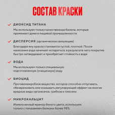 Краска для радиаторов отопления, батарей и труб белая матовая эмаль без запаха быстро сохнущая акриловая 1.2 кг PROСТО