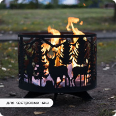 Аэрозольная краска Elcon для мангалов, быстросохнущая, термостойкая, до 1000 градусов, аэрозоль 520 мл, черная