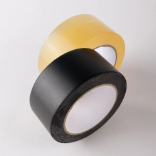 Чёрный матовый балетный ПВХ скотч Easy Tape, 50мм х 33м