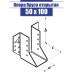 Опора бруса 50x100, 20 шт.