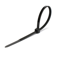Стяжки пластиковые NYT-150x2.5В, черные, 100 штук