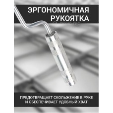 Крючок для вязки арматуры 24 см / Крюк вязальный для проволоки металлический