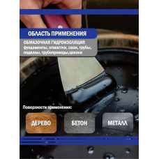 Мастика битумная СтройМАСТ для Фундамента 18л