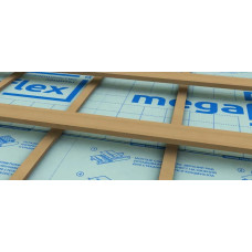 Гидроизоляция для кровли 70кв.м Megaflex пленка пароизоляции стен, крыши Metal Standard D, 1шт