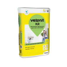 Шпатлевка финишная для стен и потолков Ветонит KR 20 кг / Weber.vetonit KR