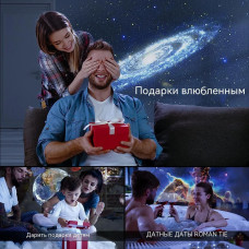 Детский портативный проектор, планетарий звездного неба, луна и солнечная система, 13 в 1, USB-блок питания, украшение комнаты, светодиодный ночник, Подарки на День матери и День защиты детей