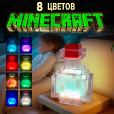 Майнкрафт/minecraft Детский ночник светильник USB Игровая модель, подарок для ребенка