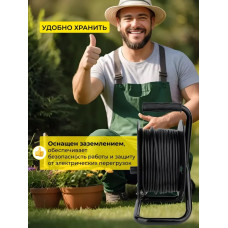 Удлинитель на катушке Generica, 30м на 4 розетки