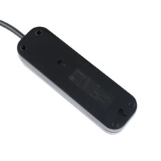 Сетевой фильтр Гарнизон MP EPB-G3-16-B-5, 3р, 16А, 5м, выкл. и зазем., ур.защиты 2, черный
