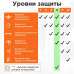 Сетевой фильтр Гарнизон ЕНLB-4, 0,5 м 5 р, черный
