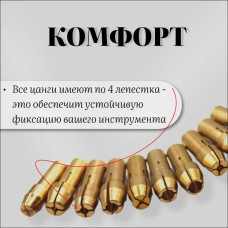 Цанги для гравера Набор